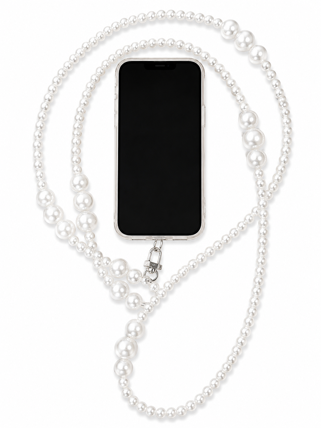 Strap mobile Λουράκι Λαιμού για Κινητά με πέρλες LW4056 - Image 2