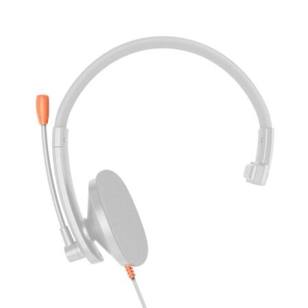 Meetion HP002 Ενσύρματο Ακουστικό Τηλεφωνίας 3.5mm / Λευκό