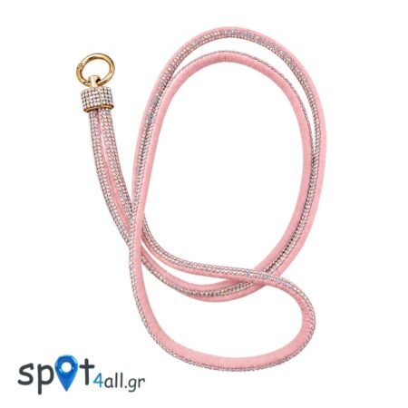 Strap mobile Λουράκι Λαιμού για Κινητά ροζ LW4034PINK