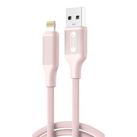 XO NB265  Καλώδιο USB σε Lightning Ροζ