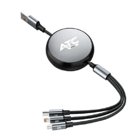 ATC-C3in1 Καλώδιο Πολλαπλής Φόρτισης Lightning Type-C Micro