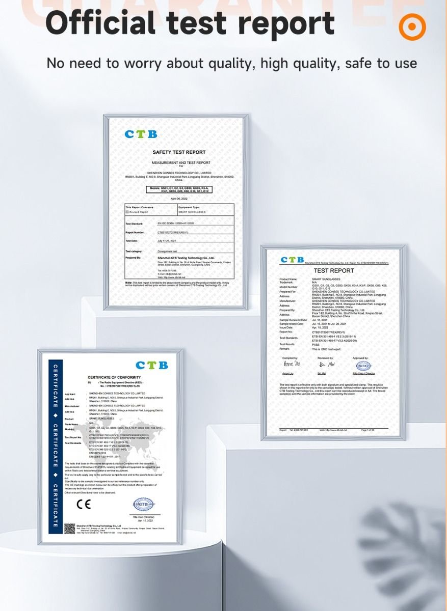 XO E9 Smart Γυαλιά Ήχου με Προστασία από UV - Image 3