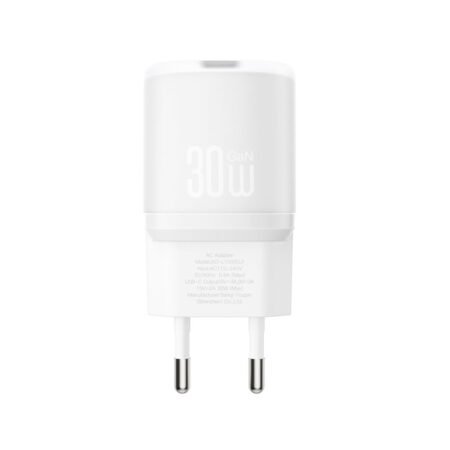 XO L150 (EU) 30W Μονός Γρήγορος Φορτιστής USB-C Λευκό