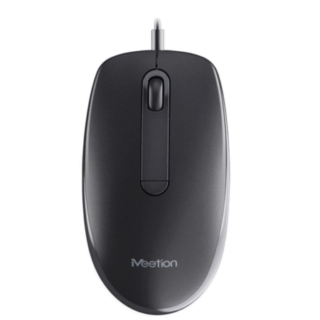 Meetion M100 USB Ενσύρματο Ποντίκι Μαύρο