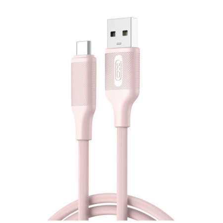 XO NB265  Καλώδιο USB σε Type-C Ροζ