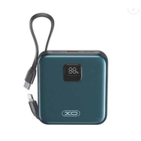 XO PR235 22.5W multi port fast charging digital display power bank 10000mAh (Grey blue)