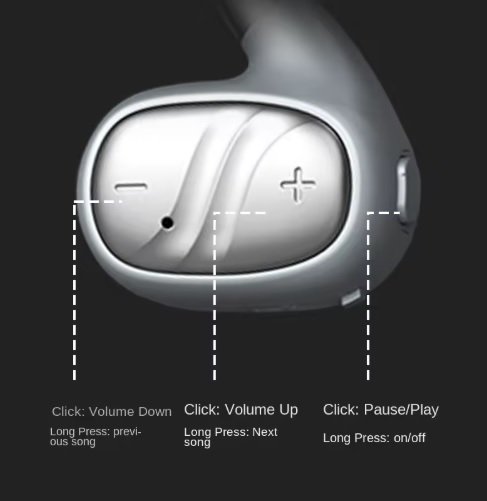 M-S11 Open Run – Ασύρματα Ακουστικά Bone Conduction - Image 3
