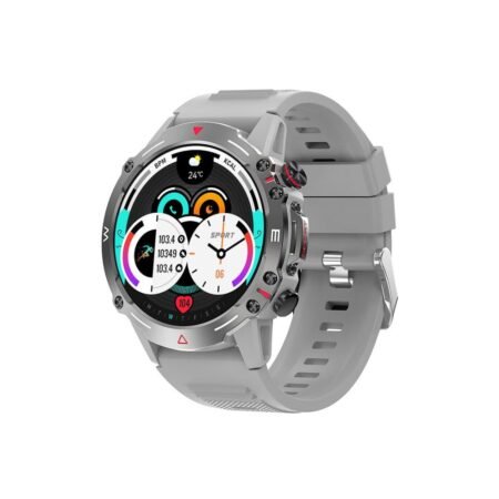 J7 Amoled Star Round Smart Sports Call Watch (Γκρι)