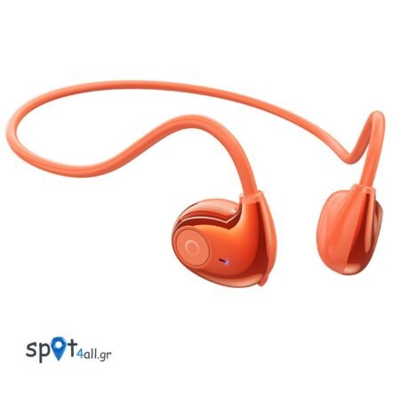 Στερεοφωνικό Ακουστικό Borofone BE63 Sports Talent Neckband Πορτοκαλί