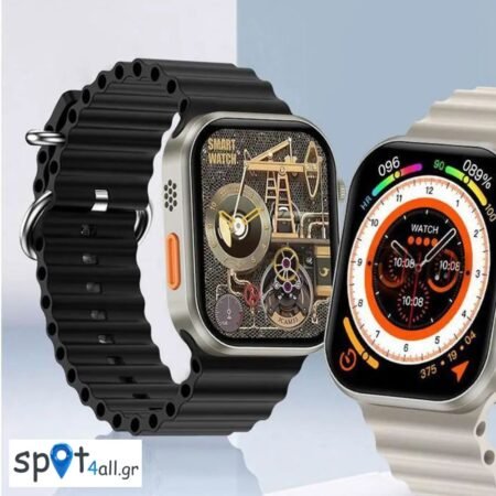 Z80 Pro Smartwatch BLACK με 2 λουράκια