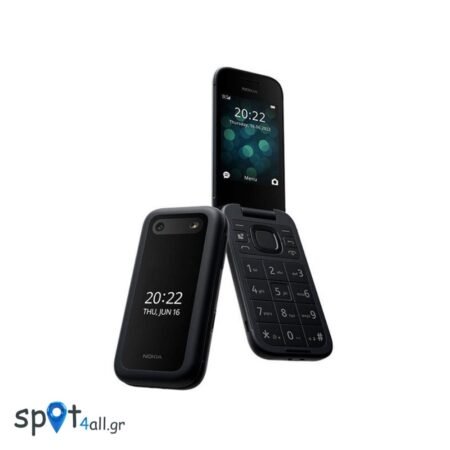 Nokia 2660 Flip Dual SIM 48MB/128MB με Ελληνικό Μενού - Μαύρο