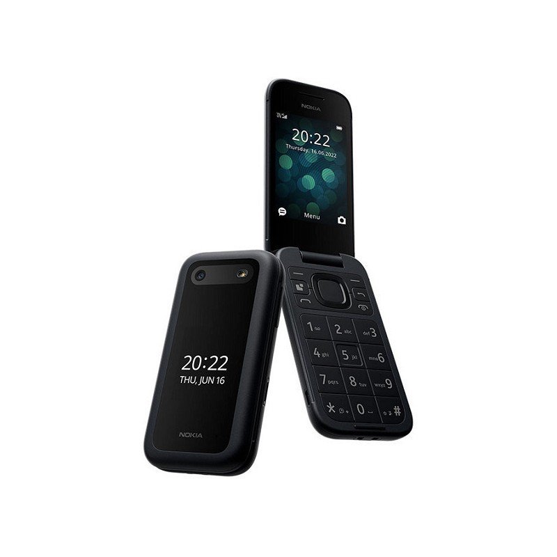 Nokia 2660 Flip Dual SIM 48MB/128MB με Ελληνικό Μενού - Μαύρο - Image 4