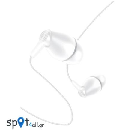 ATC-HF1 Ενσύρματα Ακουστικά Handsfree 3.5mm Λευκό