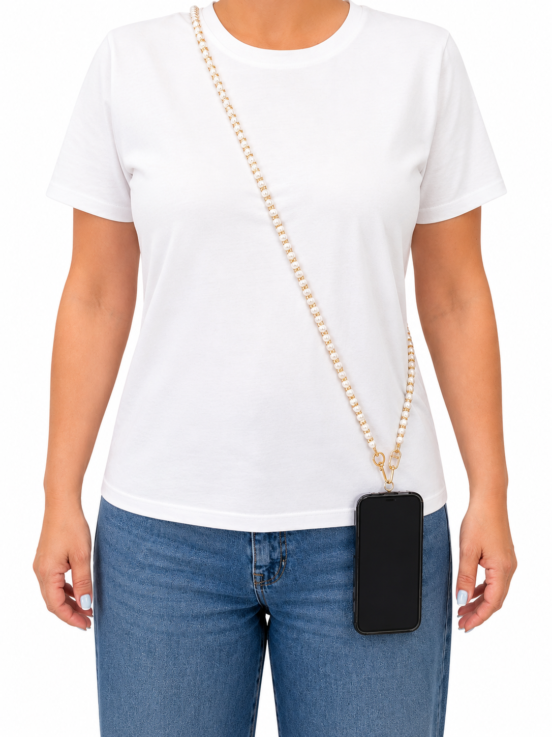 Strap mobile Λουράκι Λαιμού για Κινητά LW4054 gold - Image 8