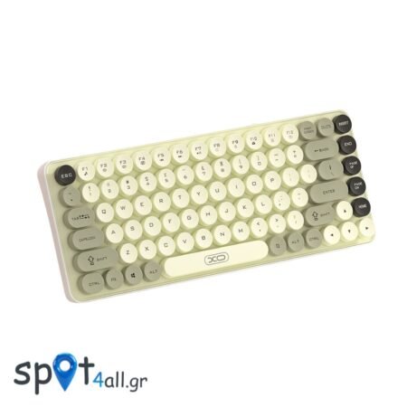 KB-12 Ασύρματο Πληκτρολόγιο Bluetooth Tri-Colour Πράσινο