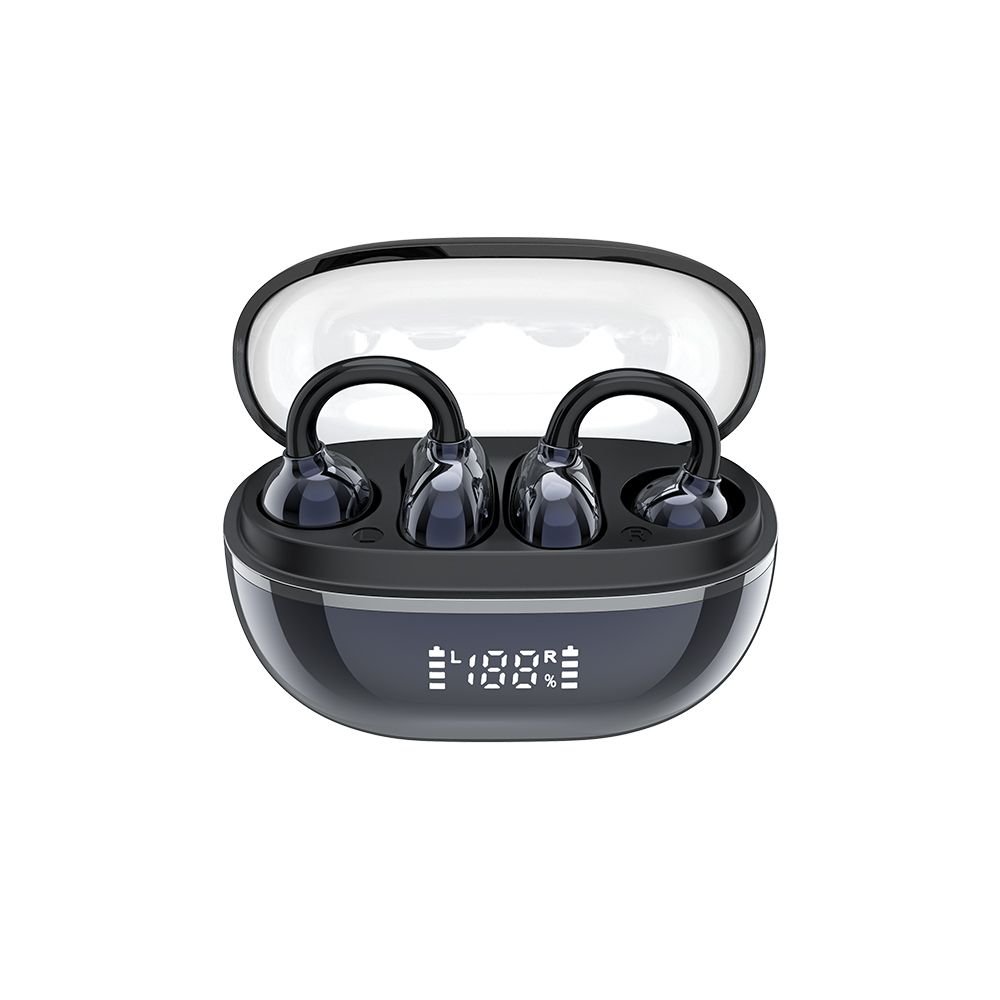 G43 Ακουστικά Bluetooth με Διαφανή Eπιμεταλλωμένο Σχεδιασμό OWS Μπλε - Image 5