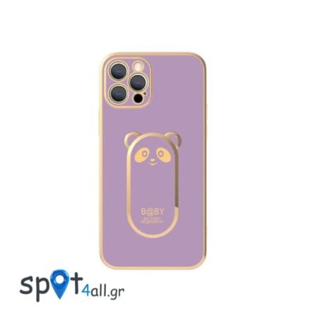 Stand Mobile Bear Purple