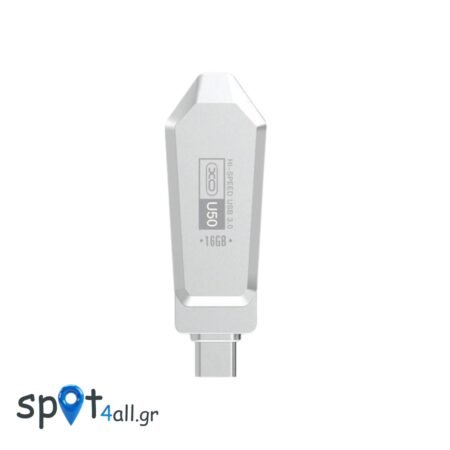 XO U50 Στικάκι & Αντάπτορας Type-C σε USB OTG USB 3.0 Έκδοση 16GB