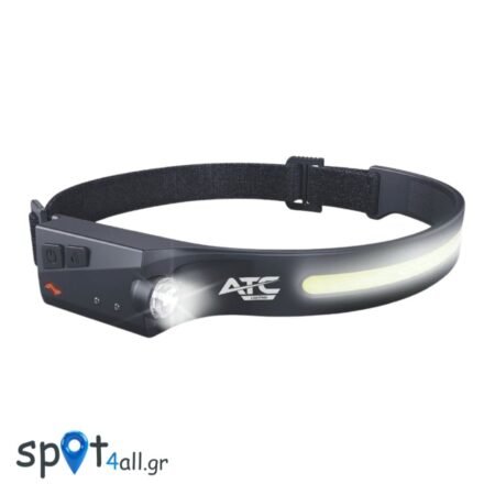 ATC-HL01 Φακός Κεφαλής 360° με Aισθητήρα Kίνησης ON/OFF 350 Lumens