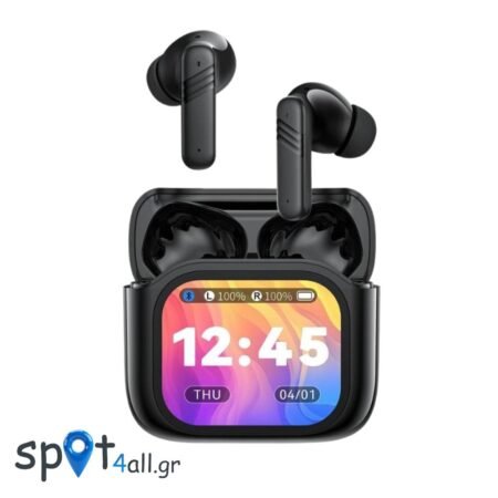 X50 Ακουστικά Bluetooth με Λειτουργίες ANC+ENC Dual Mic TWS & Smart LCD Οθόνη