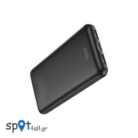 XO PB312 Powerbank 10.000mAh Μαύρο