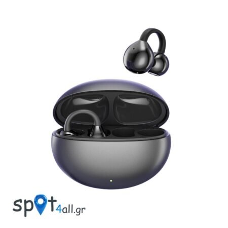 Q72 Bluetooth Sports Earphones με Θήκη Φόρτισης & Noise Reduction Μαύρο