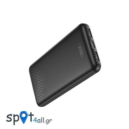 XO PB312 Powerbank 10.000mAh Μαύρο