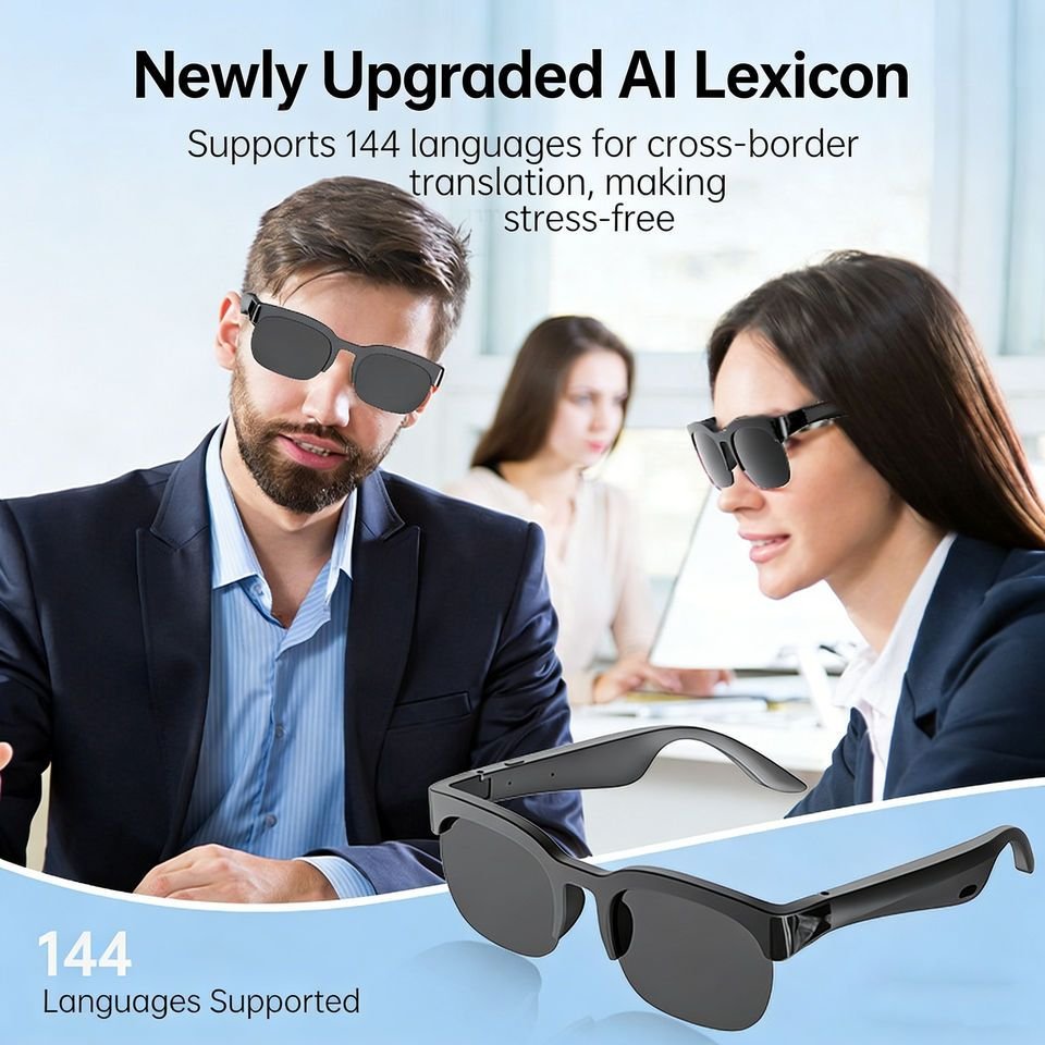 Ai Smart Glasses XG89 – Γυαλιά Ηλίου με Bluetooth & Ai Μετάφραση - Image 3