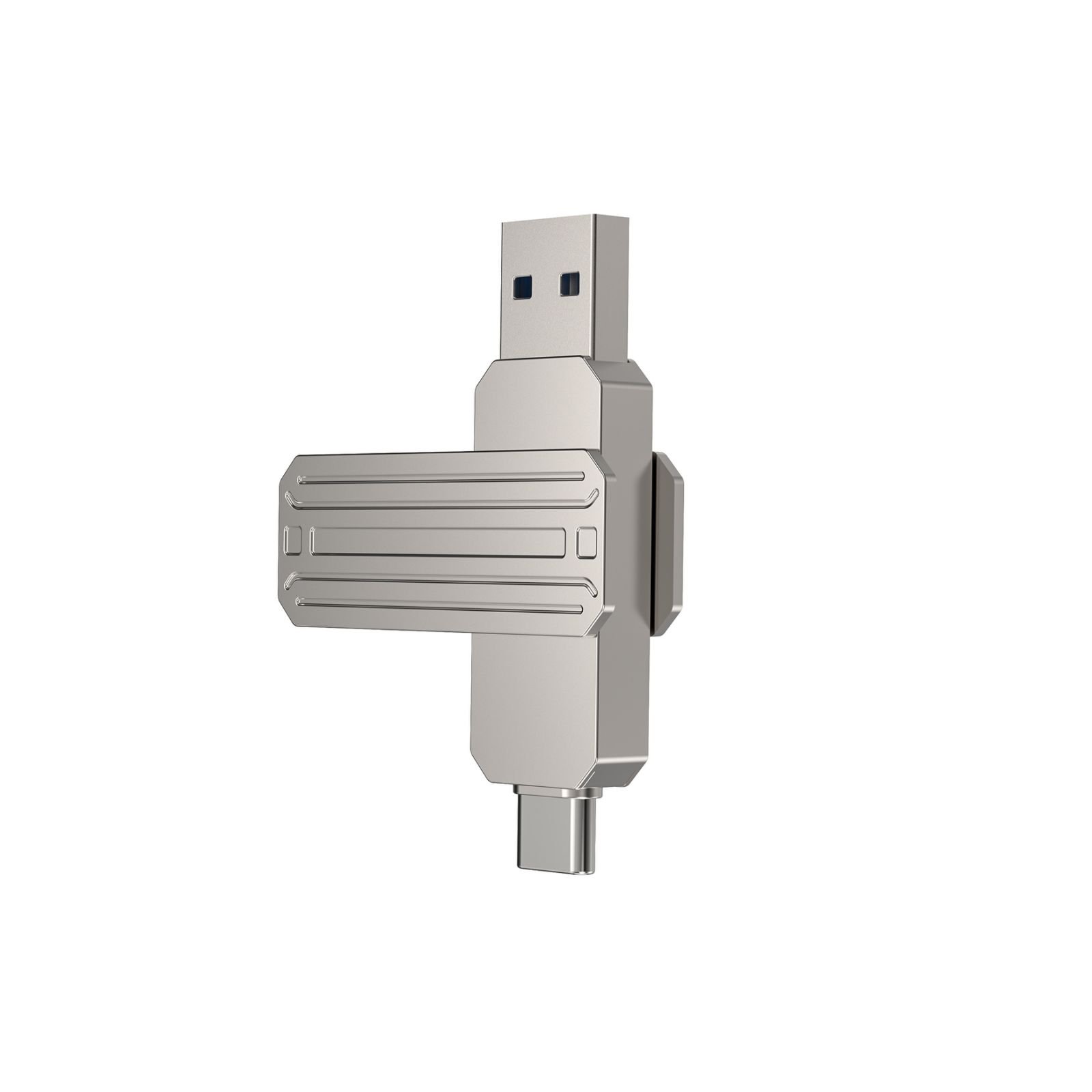 WiWU Wi-FD003 USB Flash Drive 32GB 3in1 (USB / Type-C / Micro USB) Μεταλλικό - Image 4