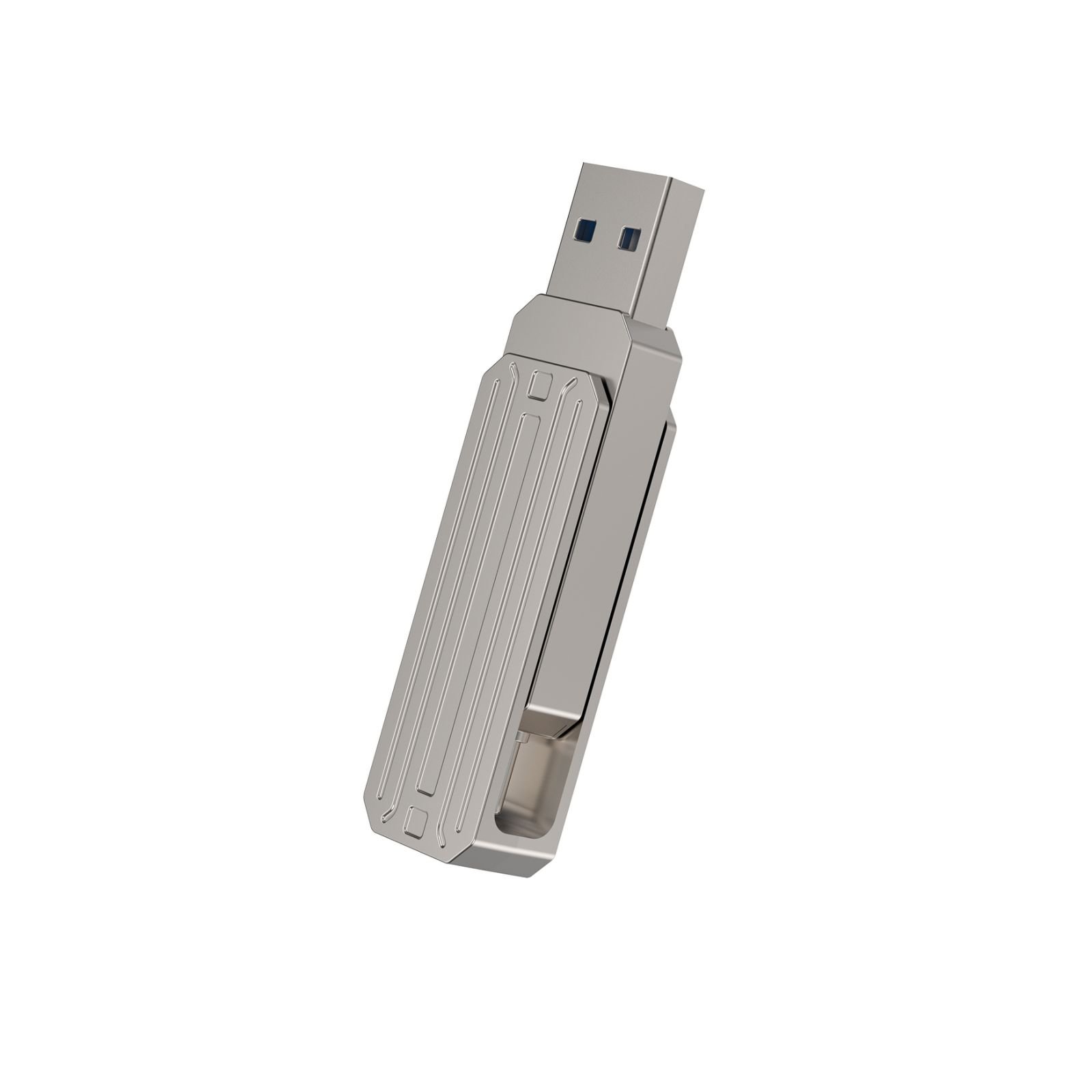 WiWU Wi-FD003 USB Flash Drive 32GB 3in1 (USB / Type-C / Micro USB) Μεταλλικό - Image 5