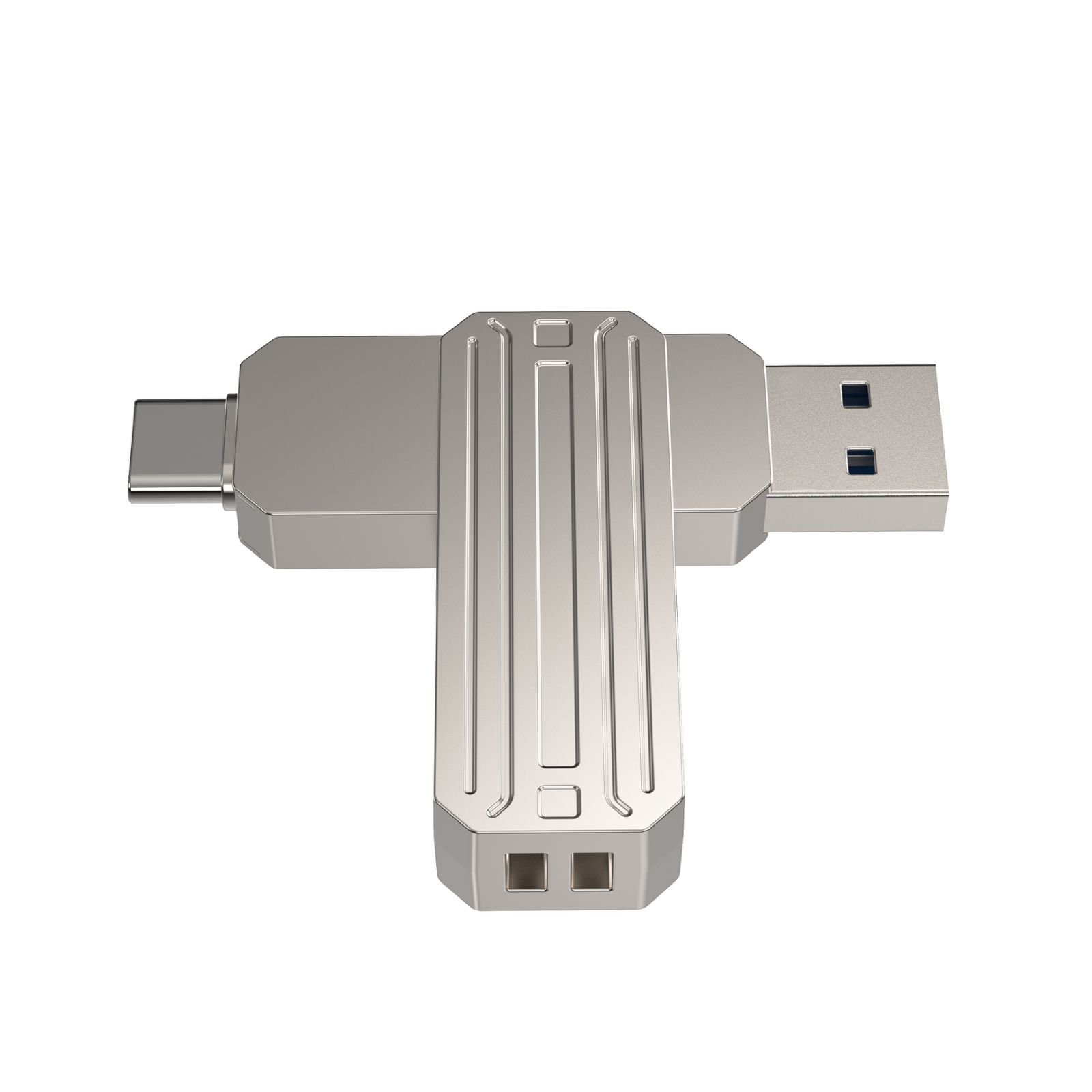 WiWU Wi-FD003 USB Flash Drive 32GB 3in1 (USB / Type-C / Micro USB) Μεταλλικό - Image 6