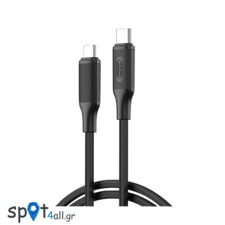 XO NBQ265B PD 60W Type-C σε Type-C  Καλώδιο (Μαύρο)
