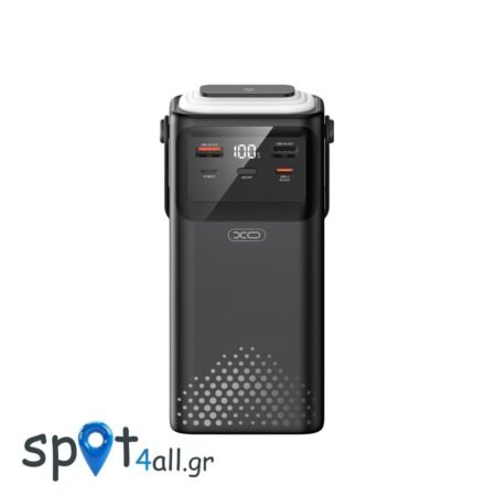 XO PR285 Powerbank PD20W & QC22.5W με 4 Ενσωματωμένα Καλώδια & Φωτισμό LED 30.000mAh