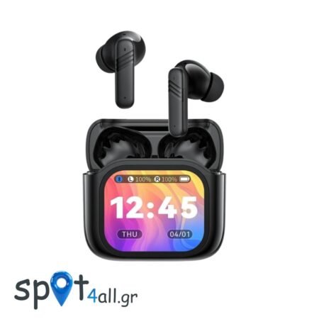XO X50 Ακουστικά Bluetooth με Λειτουργίες ANC+ENC Dual Mic TWS & Smart LCD Οθόνη