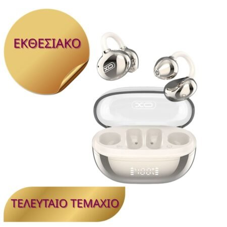 XO G43 Ακουστικά Bluetooth με Διαφανή Επιμεταλλωμένο Σχεδιασμό OWS Χρυσά ΤΕΛΕΥΤΑΙΟ ΤΕΜΑΧΙΟ ΕΚΘΕΣΙΑΚΟ