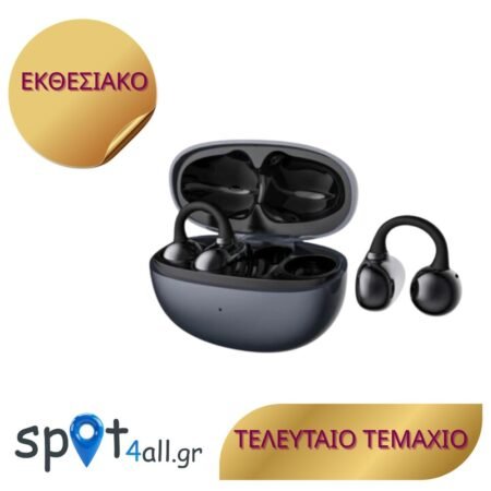 Air Soul CD006 Ασύρματα Bluetooth Ακουστικά TWS Μαύρο ΕΚΘΕΣΙΑΚΟ ΤΕΛΕΥΤΑΙΟ ΤΕΜΑΧΙΟ