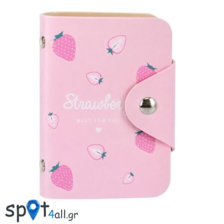 Θήκη Καρτών Fashion με Σχέδια Φρούτων Strawberry