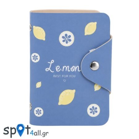 Θήκη Καρτών Fashion με Σχέδια Φρούτων Lemon
