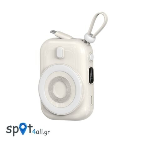 WiWU Wi-P41 Magnetic Power Bank 10000mAh Λευκό