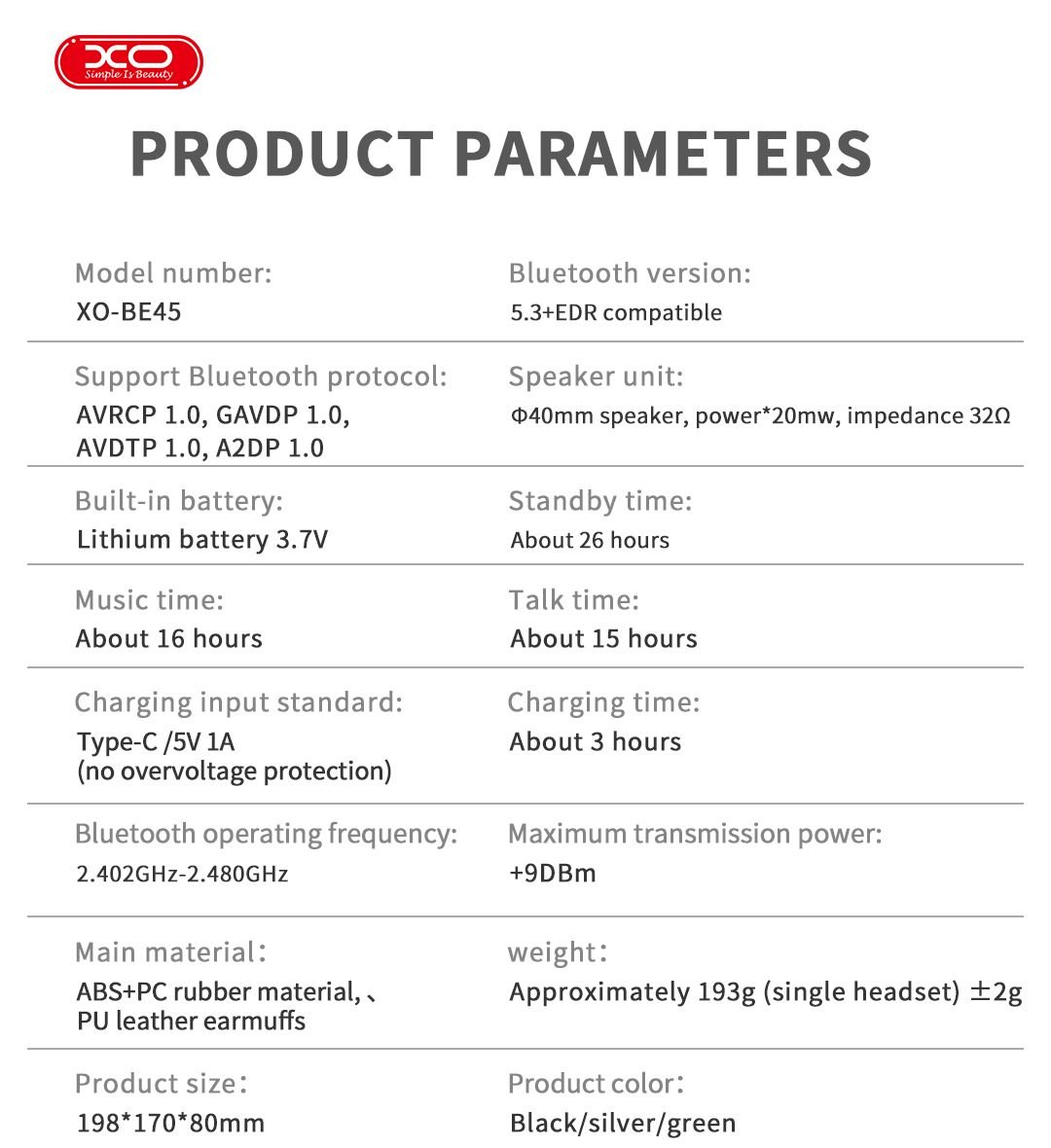 BE45 Beiguo Φορητά Ακουστικά Bluetooth Μαύρα - Image 2