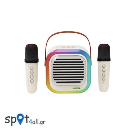ATC12 Ασύρματο Ηχείο Καραόκε 10W RGB