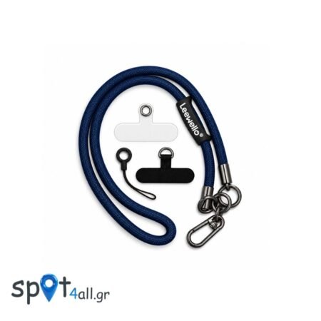 Strap Λαιμού 42.5cm για Κινητό με Μεταλλικό Γάντζο Μπλέ
