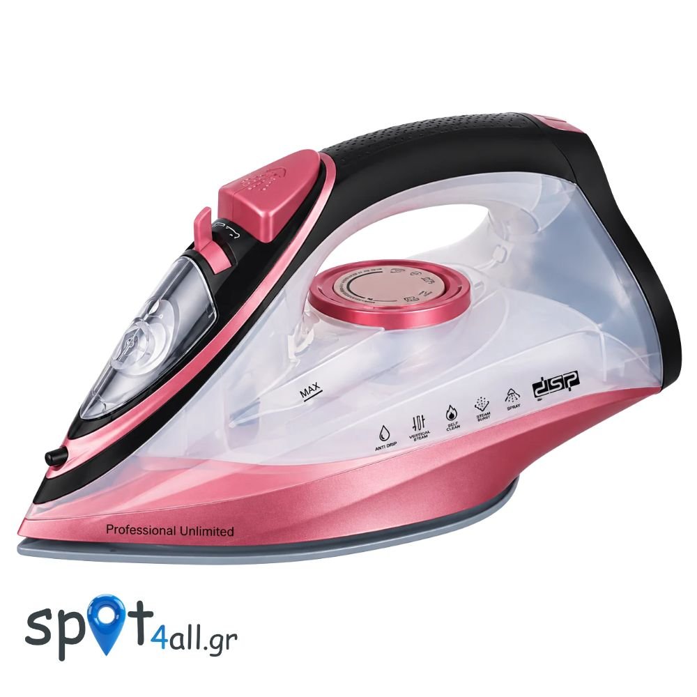 KD1096 Ασύρματο Σίδερο Ατμού 2200W με Κεραμική Πλάκα, Βάση Φόρτισης & Σύστημα Αυτοκαθαρισμού