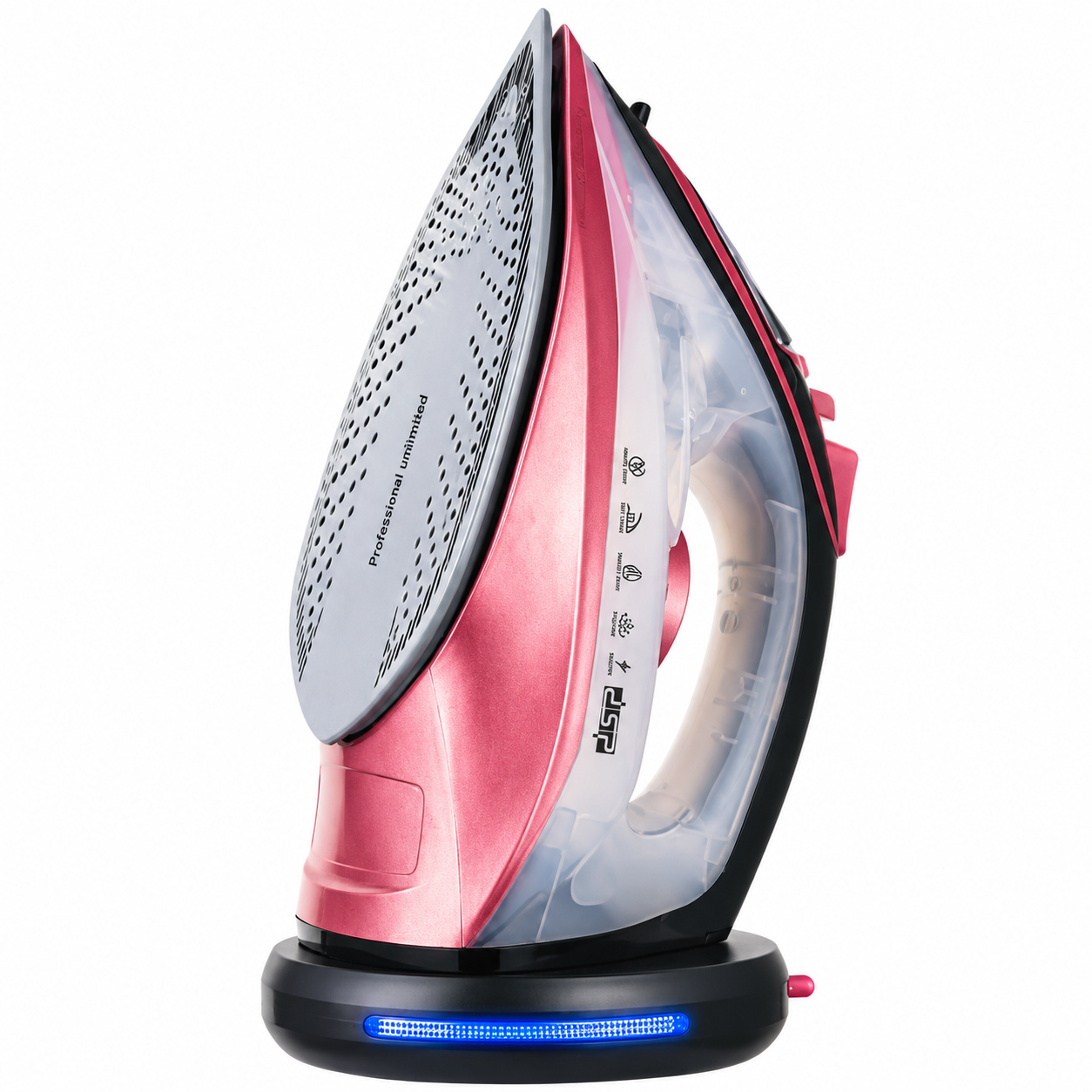 KD1096 Ασύρματο Σίδερο Ατμού 2200W με Κεραμική Πλάκα, Βάση Φόρτισης & Σύστημα Αυτοκαθαρισμού - Image 5